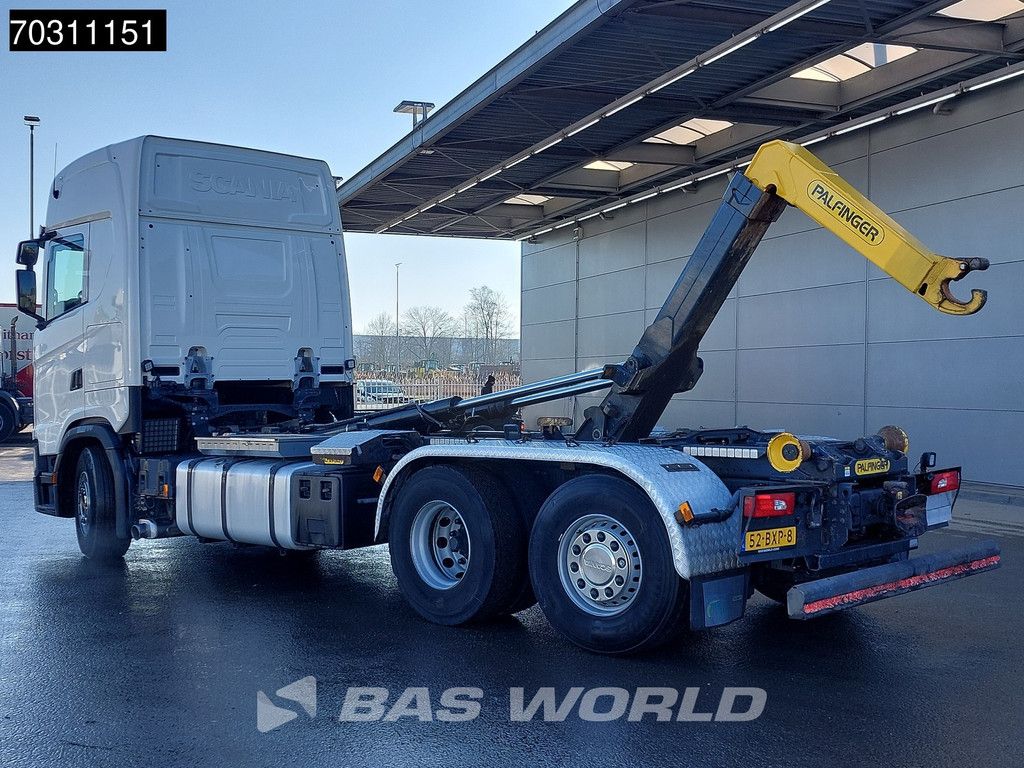 Scania S500 6X2 Palfinger PHT20 SLD5 containersystem Lift+Steering axle Retarder Euro 6