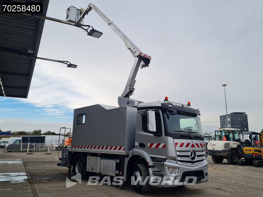 Mercedes Antos 1830 4X2 Hubarbeitsbühne 14.70m Time France VST 248 NF Navi Euro 6