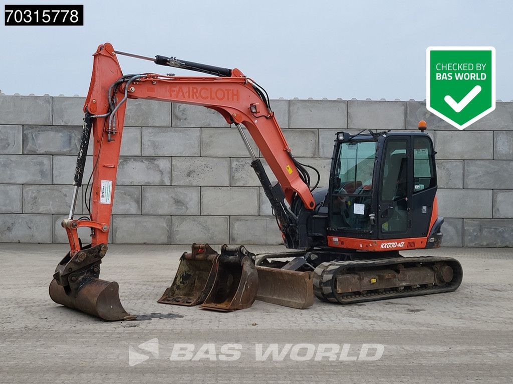 Kubota KX080-4 A/C - 3 Buckets