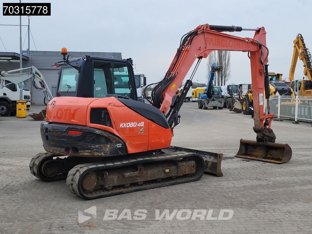 Kubota KX080-4 A/C - 3 Buckets