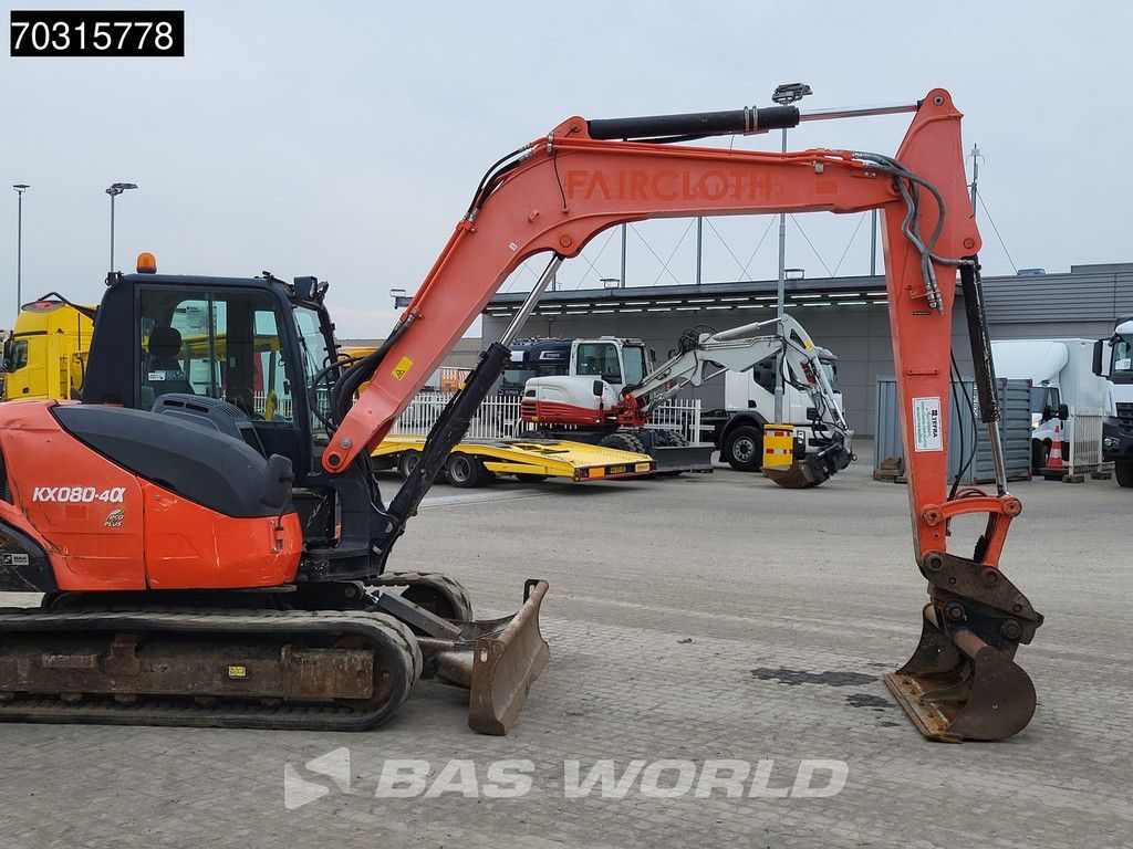 Kubota KX080-4 A/C - 3 Buckets