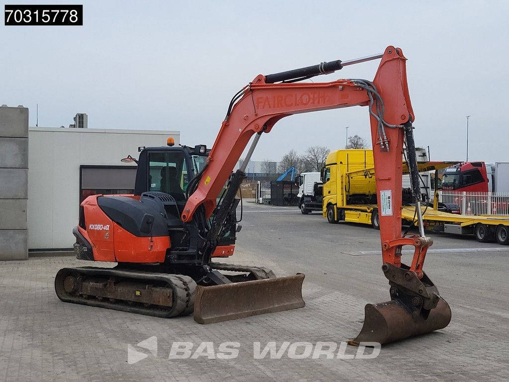 Kubota KX080-4 A/C - 3 Buckets
