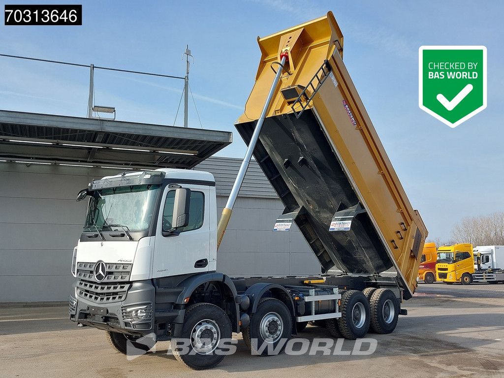Mercedes Arocs 4851 8X4 NEW!! 26m3 Tipper Full Steel Big-Axle Euro 6