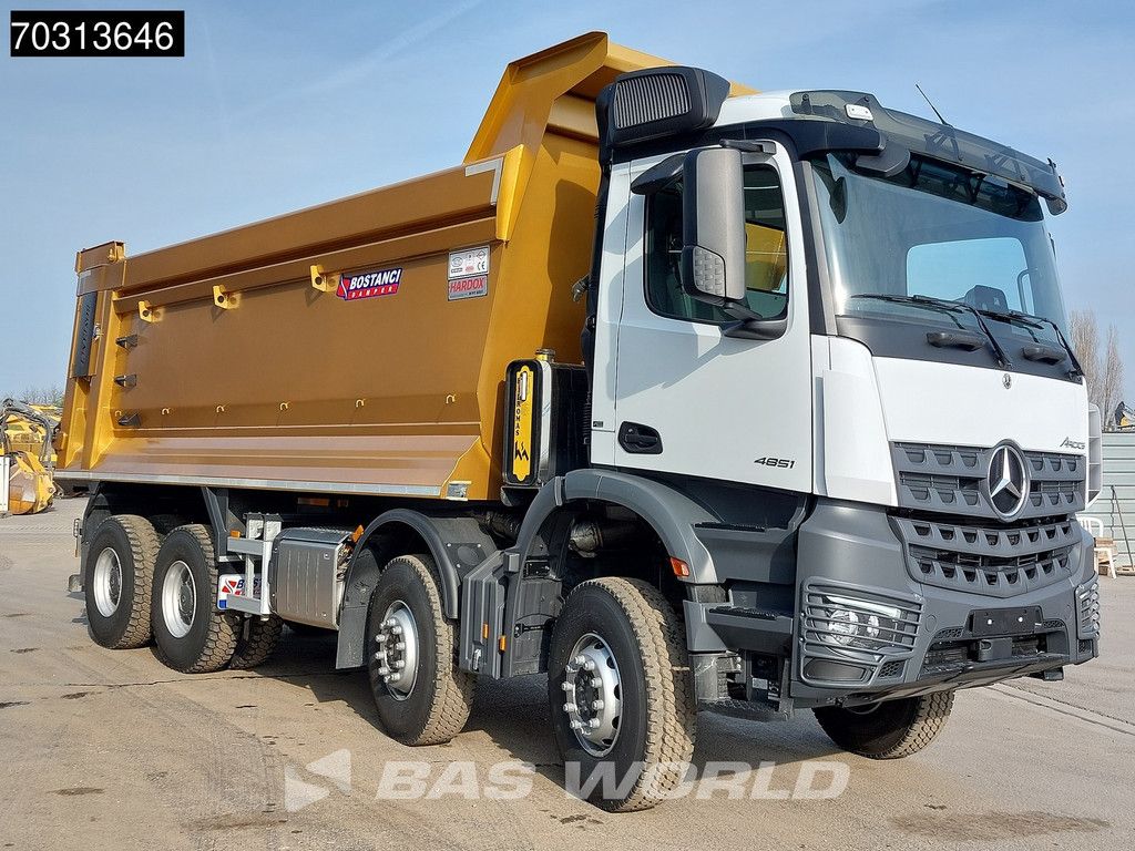 Mercedes Arocs 4851 8X4 NEW!! 26m3 Tipper Full Steel Big-Axle Euro 6