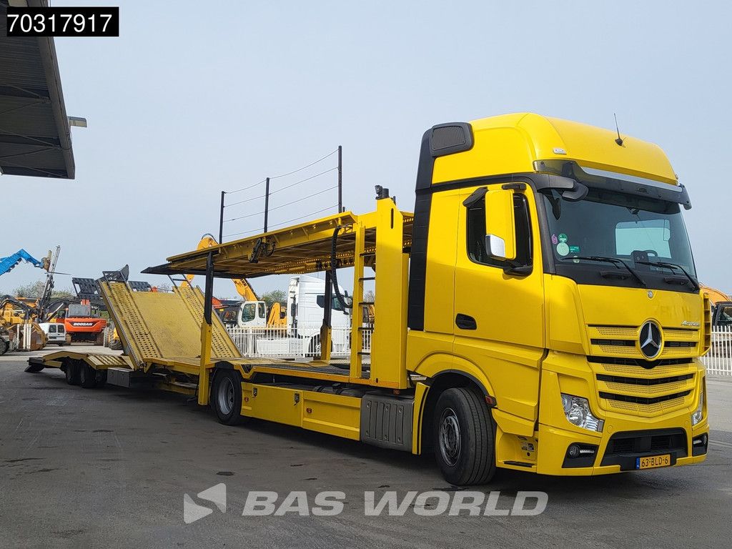 Mercedes Actros 1845 4X2 NL-Combi Car transporter GS Meppel Winch Full Air Euro 6
