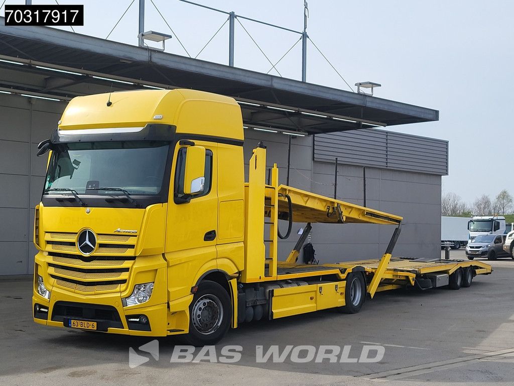 Mercedes Actros 1845 4X2 NL-Combi Car transporter GS Meppel Winch Full Air Euro 6