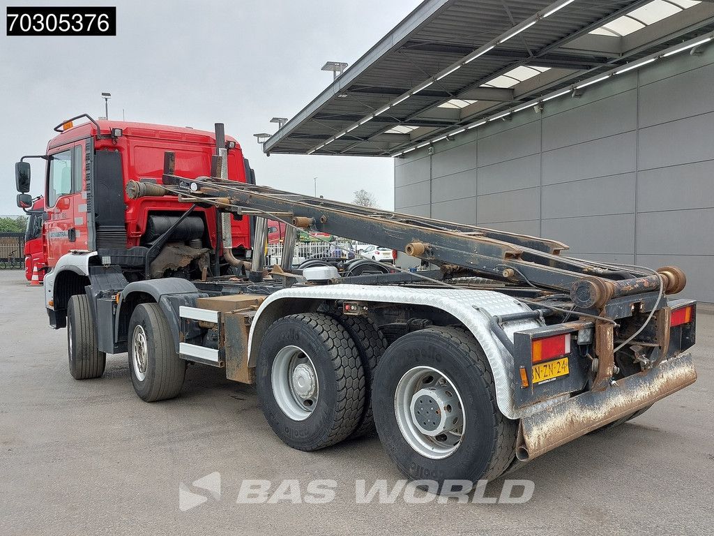 MAN TGS TGA 35.410 8X4 NL-Truck 30tons N.C.H. Cable containersysteem Steel suspension