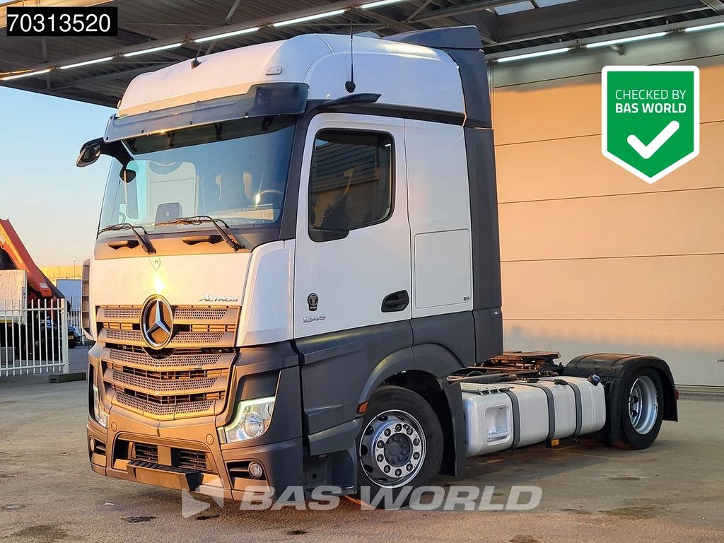 Mercedes Actros 1845 4X2 Bigspace Lowdeck Mirrorcam 2x Tank