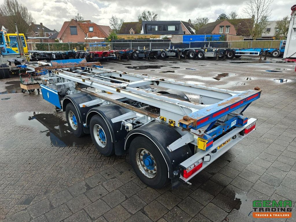 Burg BPO 15-27 CCXGX 3-Achs-BPW-LZV-Dolly – Hub-/Lenkachse – Hydraulischer Schiebetisch – 20 Fuß – 12/2026 APK