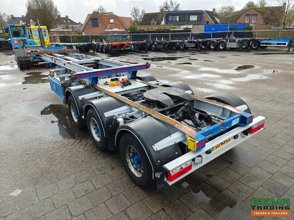 Burg BPO 15-27 CCXGX 3-Achs-BPW-LZV-Dolly – Hub-/Lenkachse – Hydraulischer Schiebetisch – 20 Fuß – 12/2026 APK