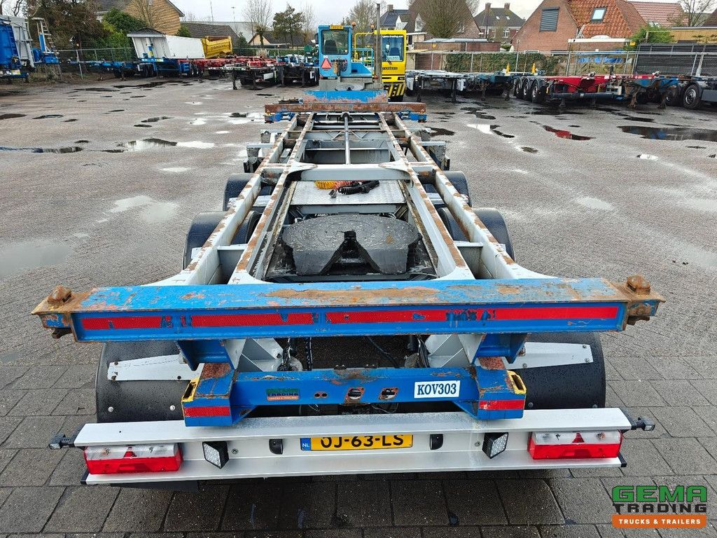 Burg BPO 15-27 CCXGX 3-Achs-BPW-LZV-Dolly – Hub-/Lenkachse – Hydraulischer Schiebetisch – 20 Fuß – 12/2026 APK