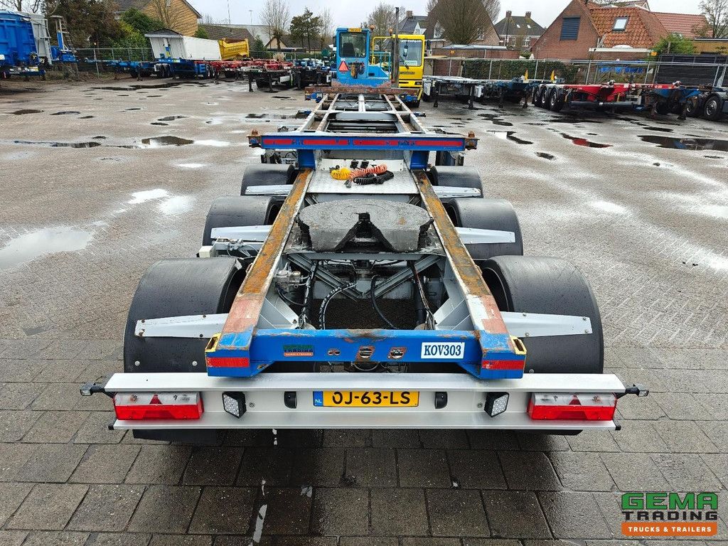 Burg BPO 15-27 CCXGX 3-Achs-BPW-LZV-Dolly – Hub-/Lenkachse – Hydraulischer Schiebetisch – 20 Fuß – 12/2026 APK