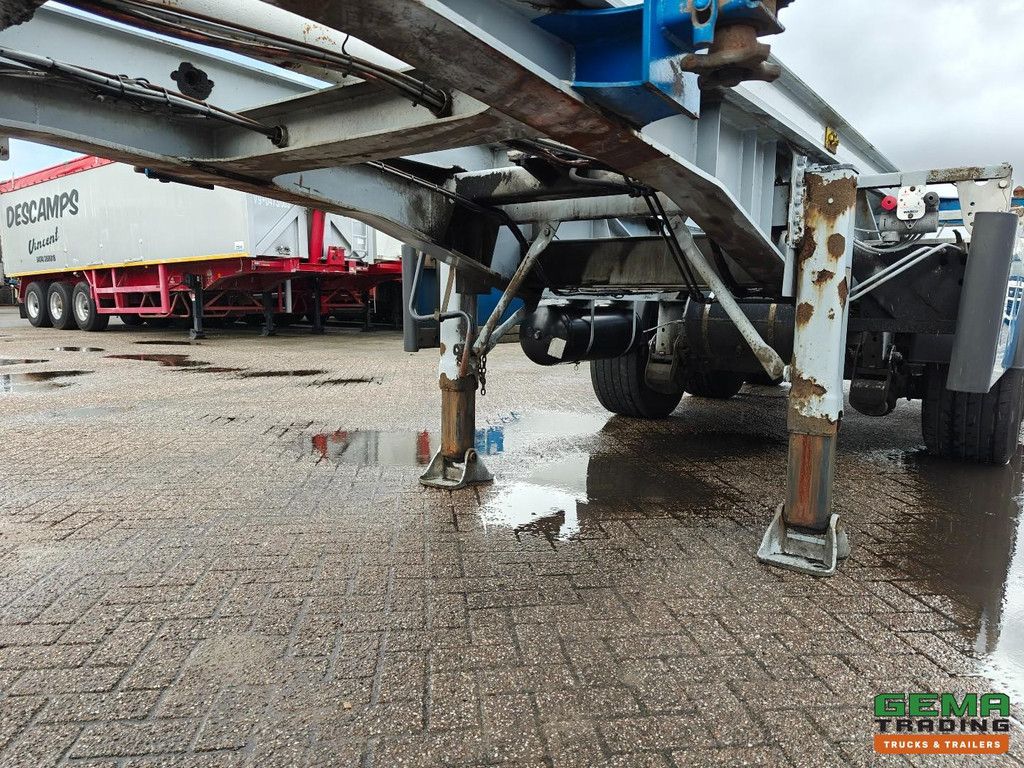 Burg BPO 15-27 CCXGX 3-Achs-BPW-LZV-Dolly – Hub-/Lenkachse – Hydraulischer Schiebetisch – 20 Fuß – 12/2026 APK