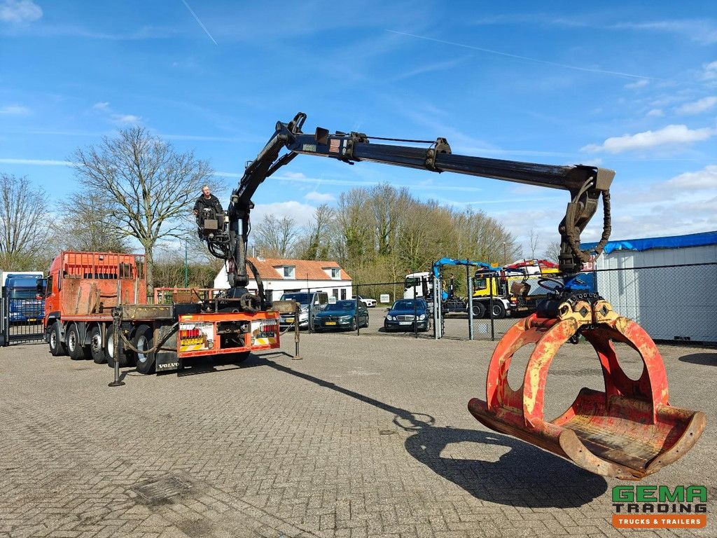 Terberg FM2850-T 10x4/6 Globetrotter Euro4 - Penz 16200HL + Grab - Controllable from the crane - Road plates - NL truck