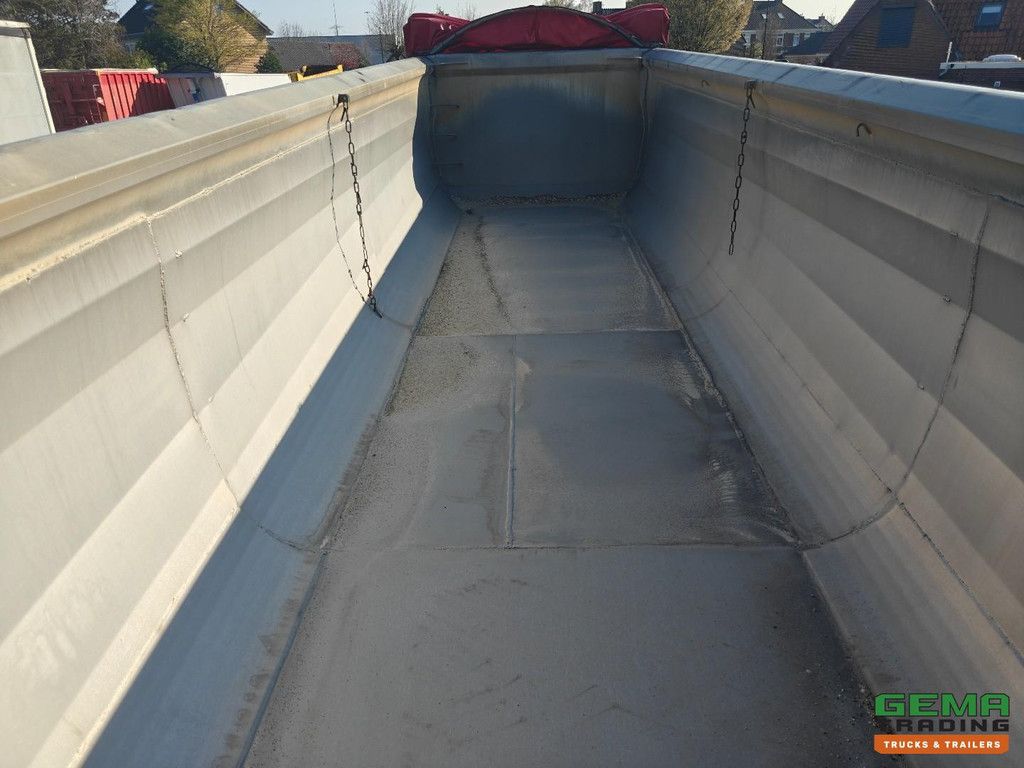 Stas S339CX 3-Axle Mercedes - 24m³ - Aluminum/Aluminum - Marcolin Tarpaulin Electric + Remote Control - Disc Brakes - Wabco SmartBoard