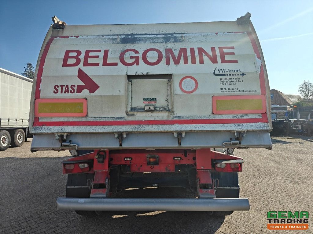 Stas S339CX 3-Axle Mercedes - 24m³ - Aluminum/Aluminum - Marcolin Tarpaulin Electric + Remote Control - Disc Brakes - Wabco SmartBoard