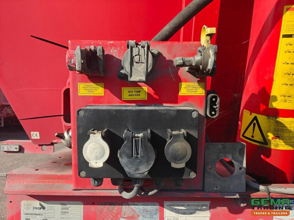 Stas S339CX 3-Axle Mercedes - 24m³ - Aluminum/Aluminum - Marcolin Tarpaulin Electric + Remote Control - Disc Brakes - Wabco SmartBoard