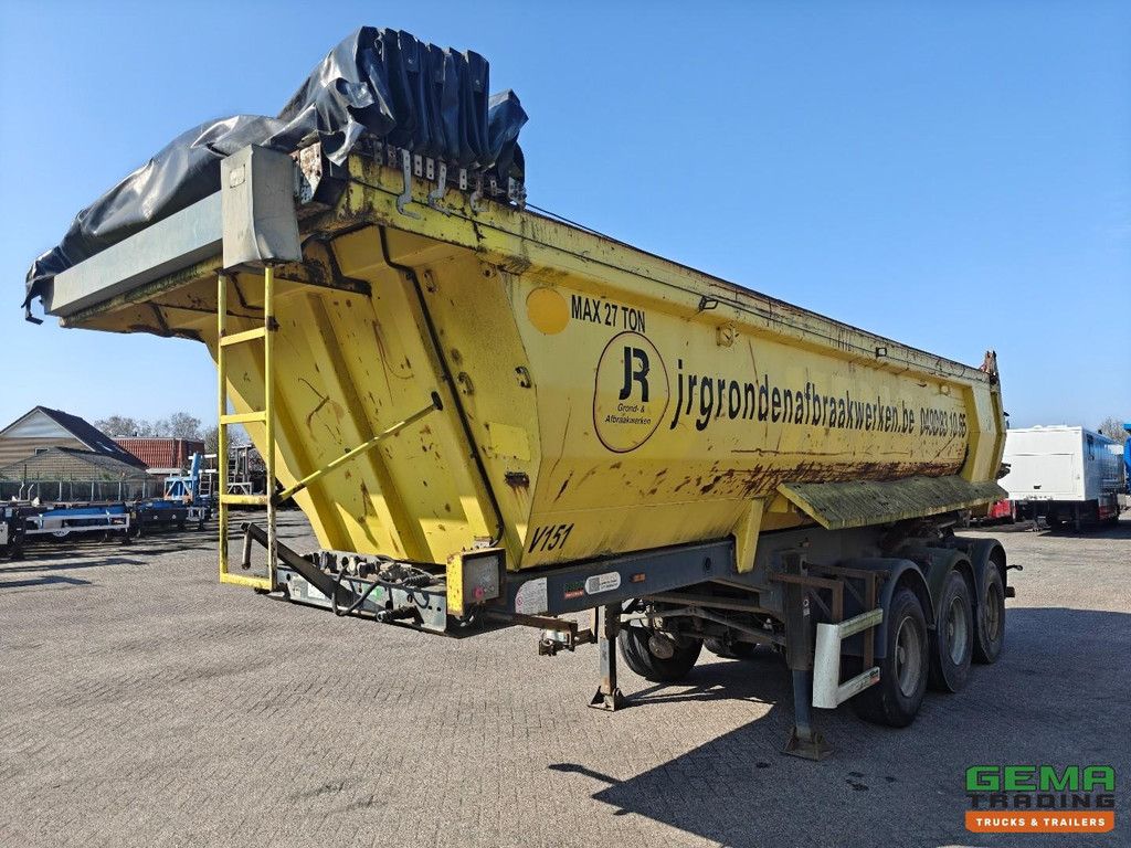 DMC OL 38 T - C 3-Axle BPW - Meiller Steel Tipper - Steel Chassis - Electric Tarpaulin - Drum Brakes - 24m³