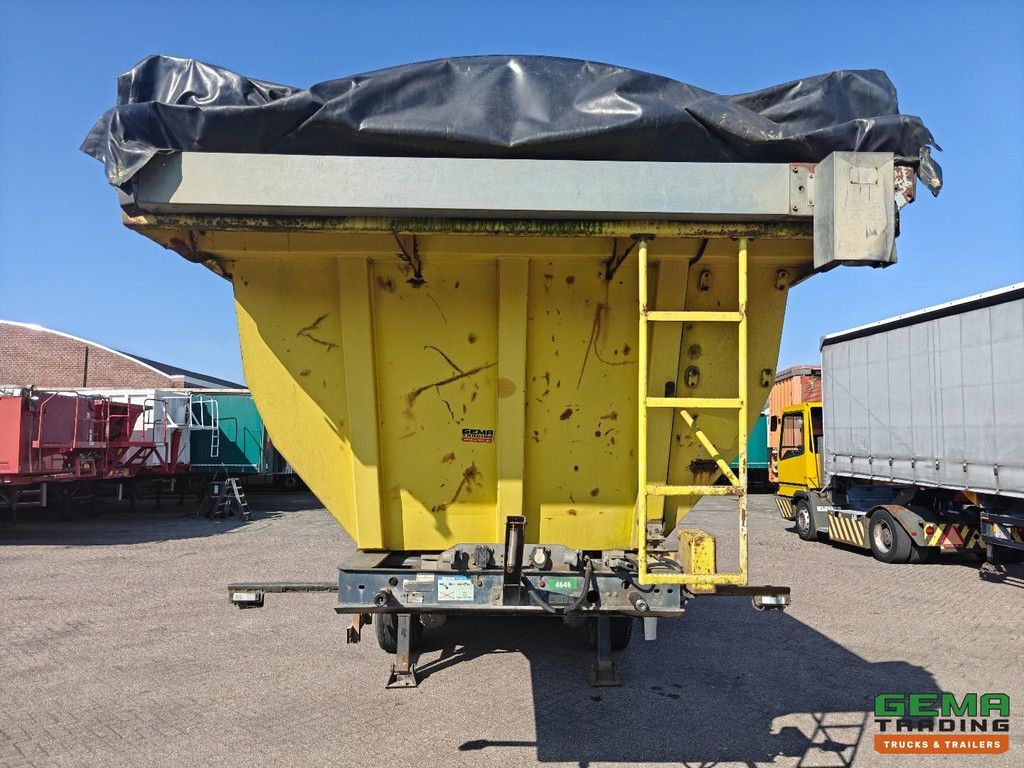 DMC OL 38 T - C 3-Axle BPW - Meiller Steel Tipper - Steel Chassis - Electric Tarpaulin - Drum Brakes - 24m³