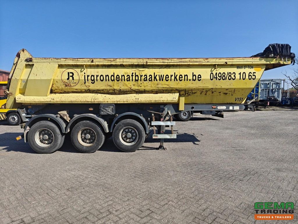 DMC OL 38 T - C 3-Axle BPW - Meiller Steel Tipper - Steel Chassis - Electric Tarpaulin - Drum Brakes - 24m³