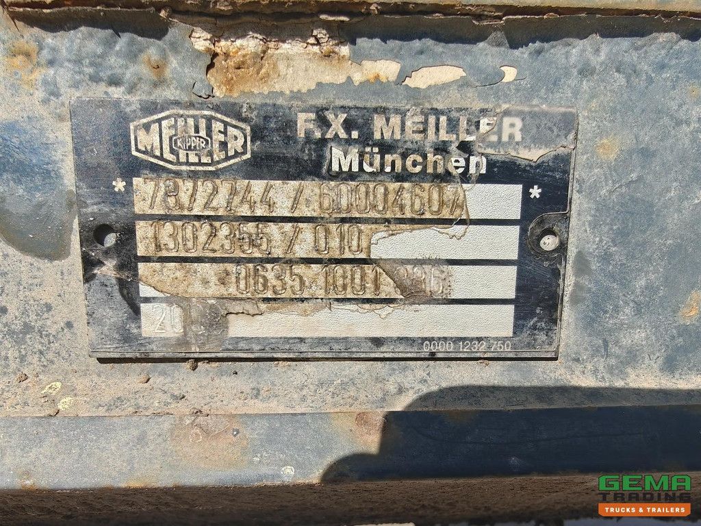 DMC OL 38 T - C 3-Axle BPW - Meiller Steel Tipper - Steel Chassis - Electric Tarpaulin - Drum Brakes - 24m³