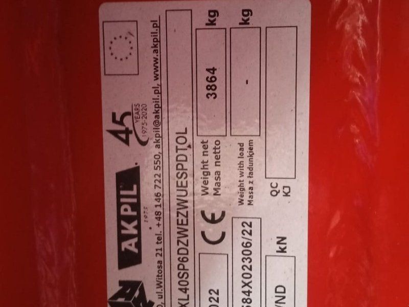 Akpil Scheibenge Bison XL / 4,0 m hydrl. klappbar