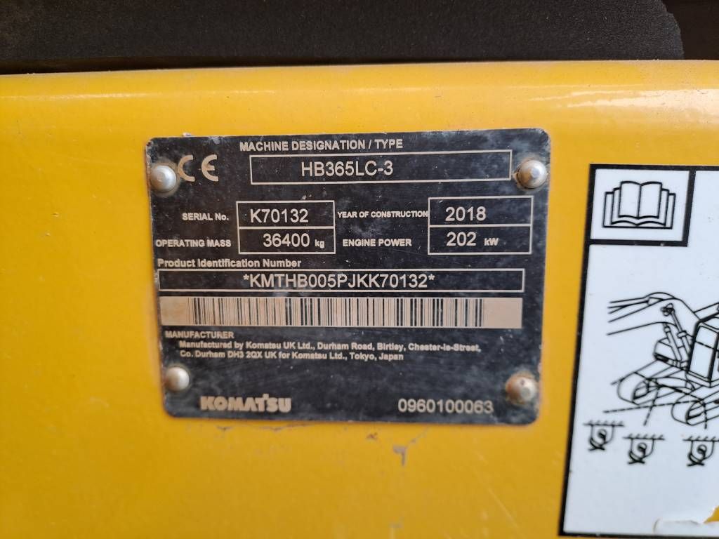 Komatsu HB365LC-3 Hybrid