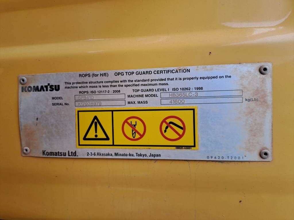 Komatsu HB365LC-3 Hybrid