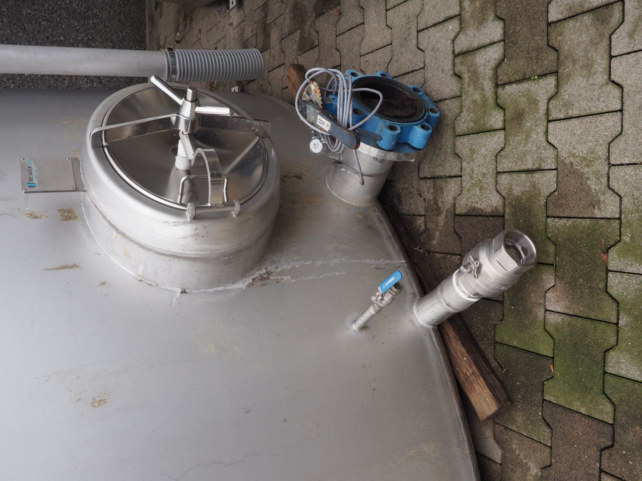 RVS Tank / RVS Silo / Opslagtank 28.000 Liter !