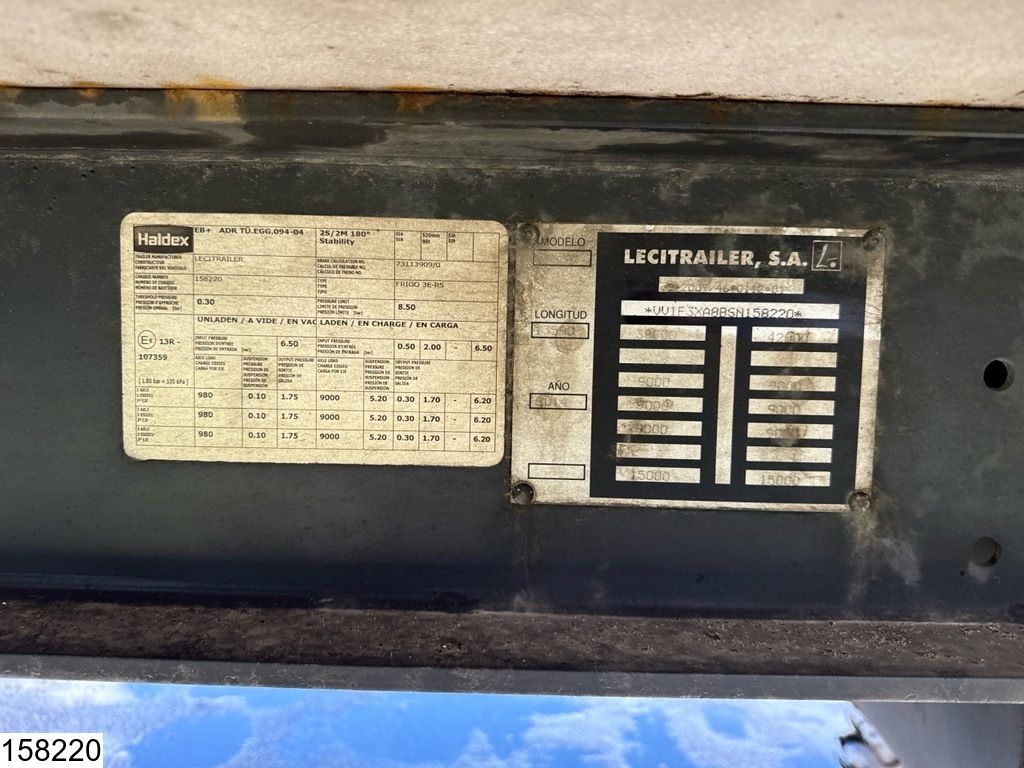 Lecitrailer Koel vries Vector 1950 MT