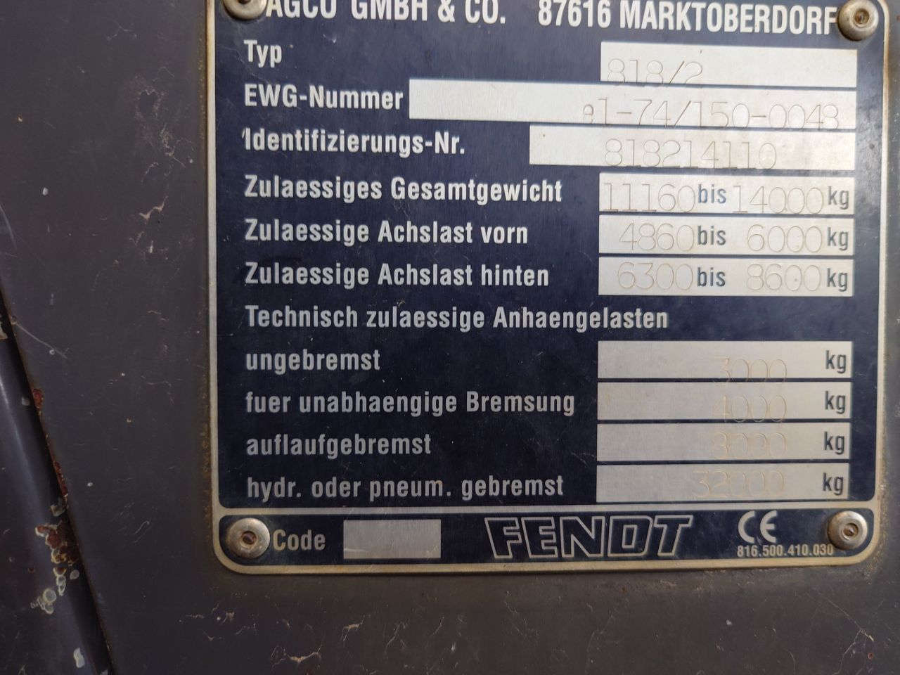 Fendt 818 TurboShift