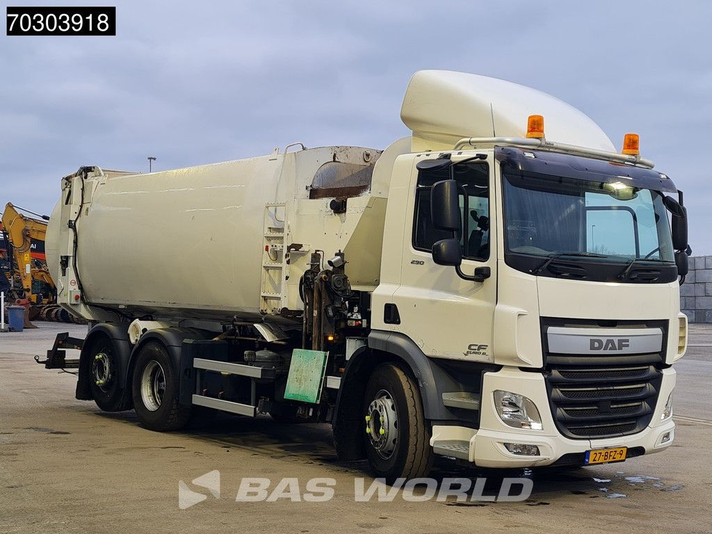 DAF CF CF 290 6X2 22m3 GeesinkNorba Side Loader 22 Rotagrab Lift+Steering Axle Euro 6