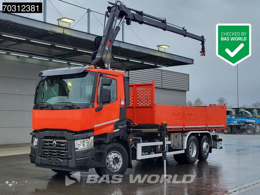 Renault C 430 6X2 HIAB X-HIDUO 158BS-3 Crane + Tipper Euro 6