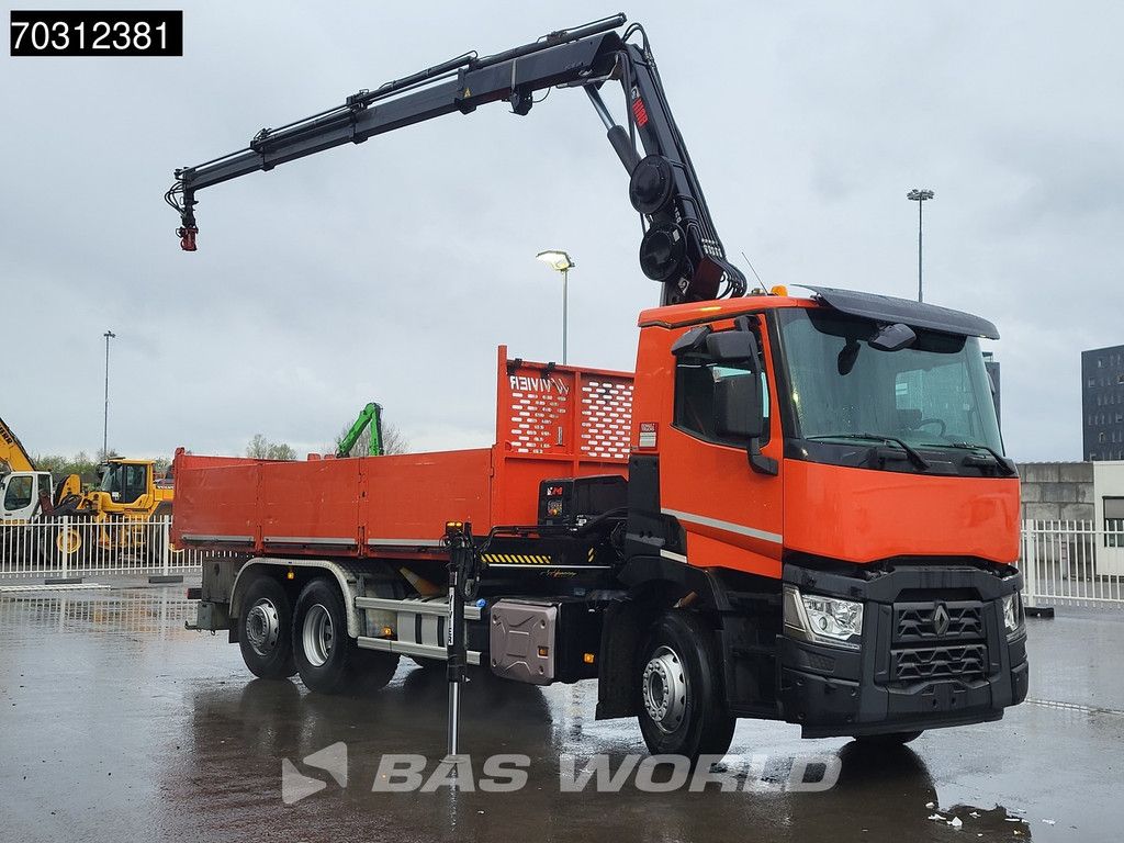 Renault C 430 6X2 HIAB X-HIDUO 158BS-3 Crane + Tipper Euro 6
