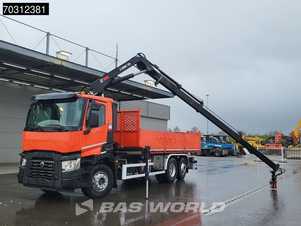 Renault C 430 6X2 HIAB X-HIDUO 158BS-3 Crane + Tipper Euro 6