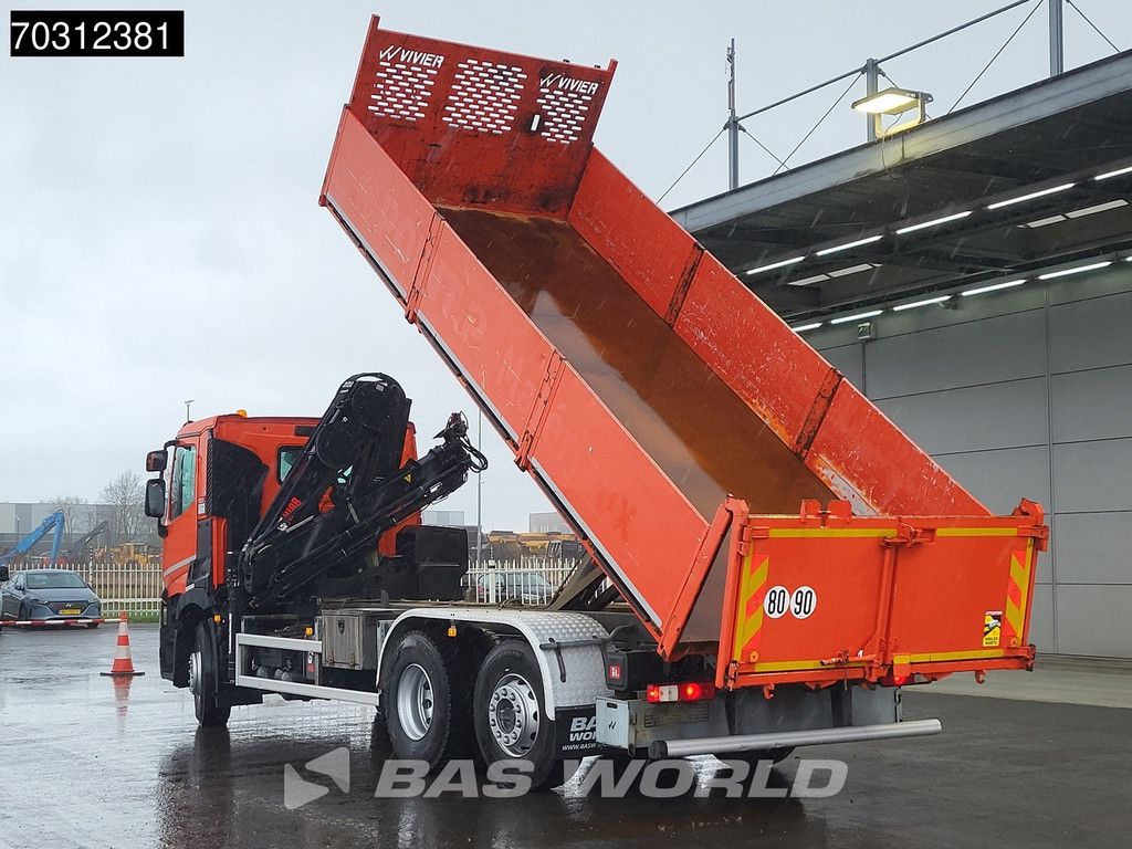 Renault C 430 6X2 HIAB X-HIDUO 158BS-3 Crane + Tipper Euro 6