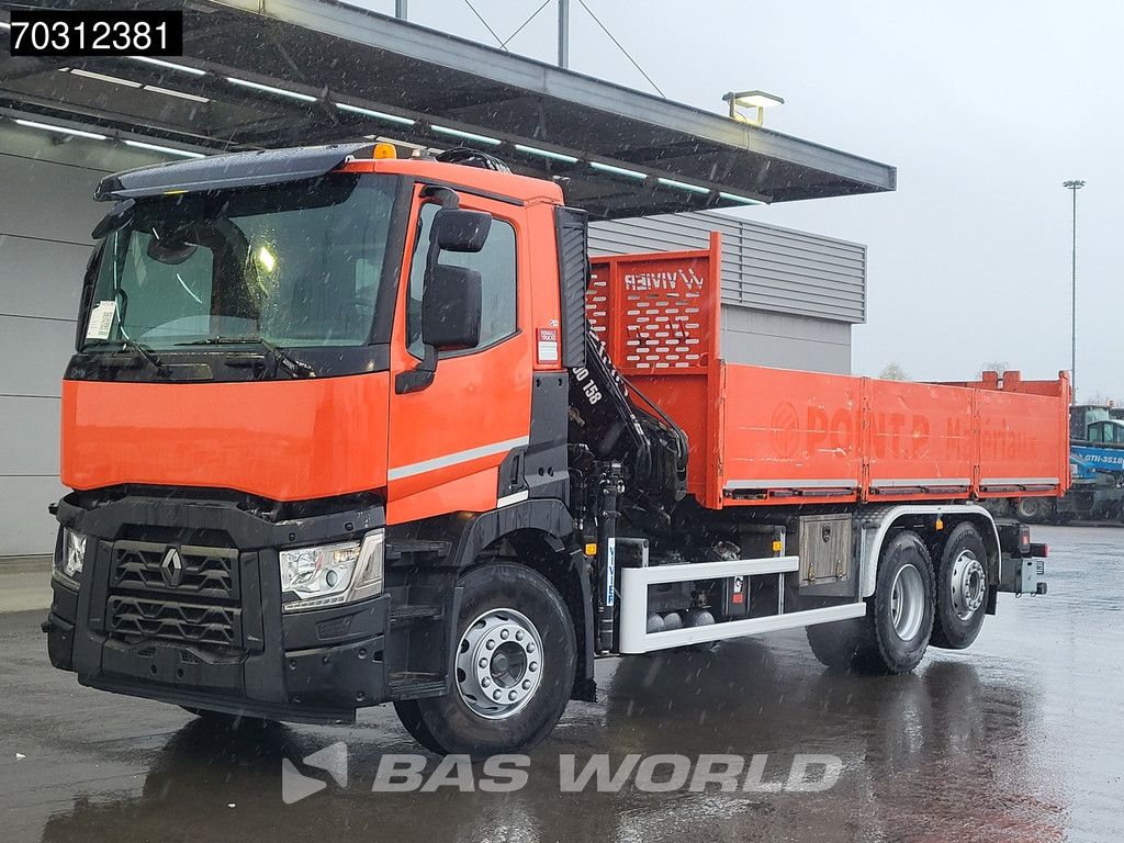Renault C 430 6X2 HIAB X-HIDUO 158BS-3 Crane + Tipper Euro 6