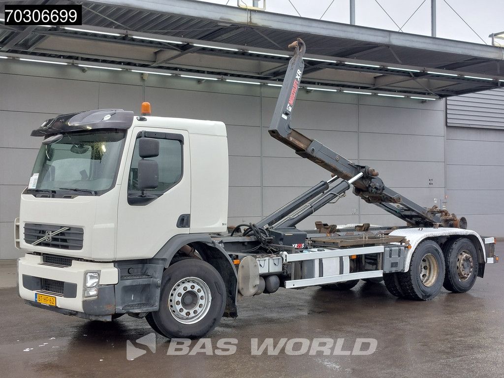Volvo FE 280 6X2 21tons Hiab XR21S56S hooklift Lift+steering axle automatic Euro 5