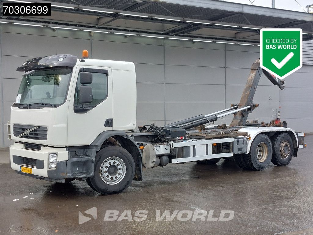 Volvo FE 280 6X2 21tons Hiab XR21S56S hooklift Lift+steering axle automatic Euro 5