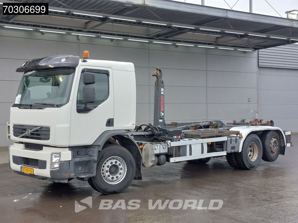 Volvo FE 280 6X2 21tons Hiab XR21S56S hooklift Lift+steering axle automatic Euro 5