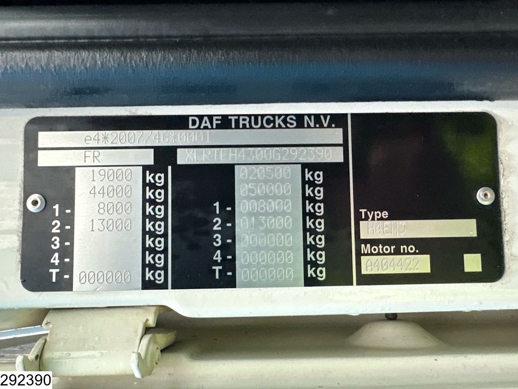 DAF XF 480 EURO 6d, ACC