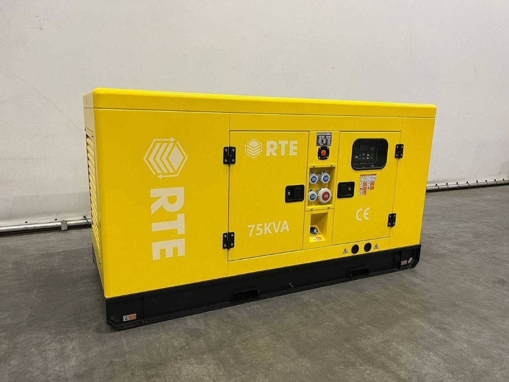 Generator RTE 7747 Diesel 75kVA 2025 Nieuw