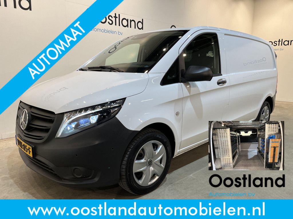 Mercedes-Benz Vito 116 CDI Automaat RDW Servicebus / Sortimo Inrichting / Euro 6 / 220V. / Airco / CarPlay / Camera / Trekhaak / Cruise Control / LED / 38.300 KM !!