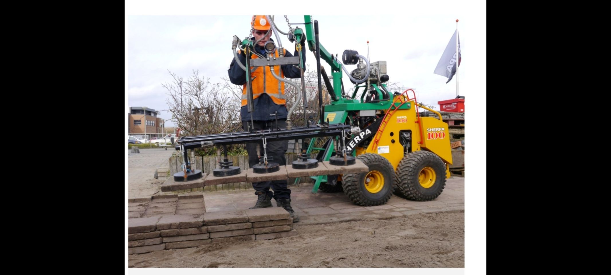 Sherpa 100 met bandensteller