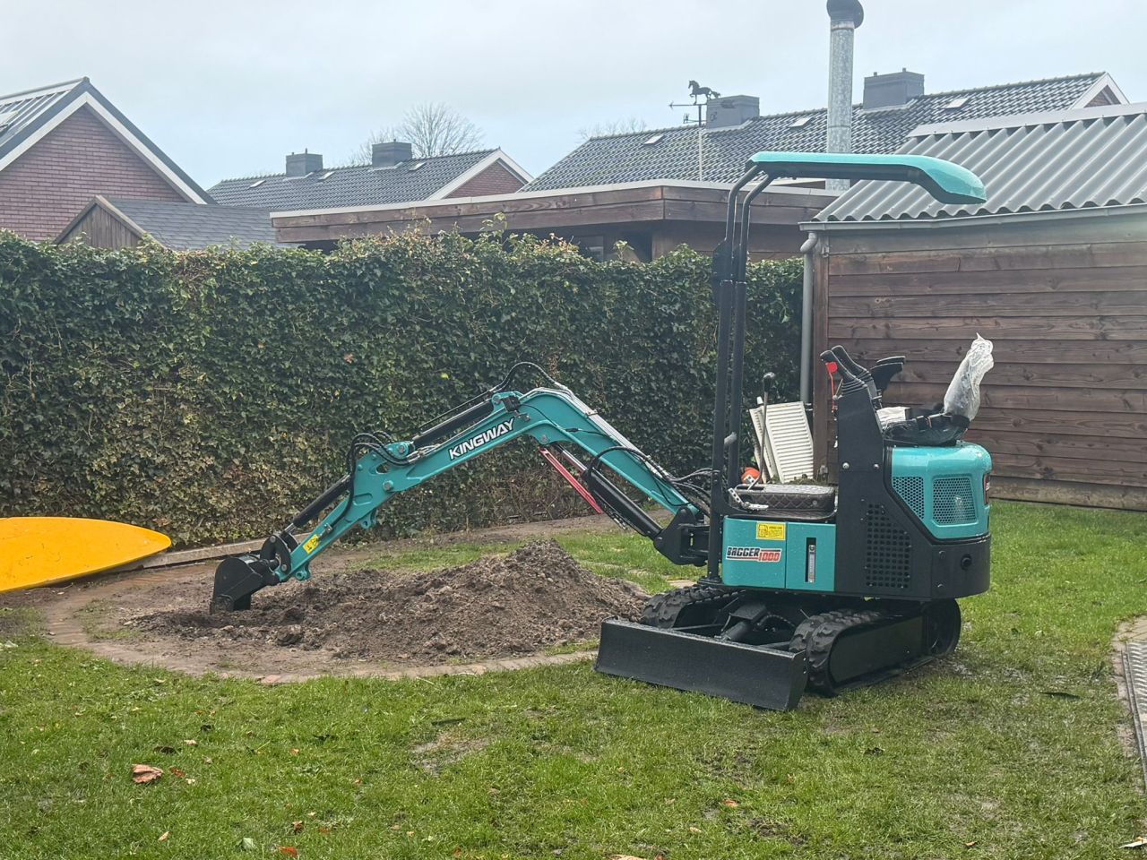 GRATIS LEVERING Minigraver minigraafmachine BAGGER1000 PRO