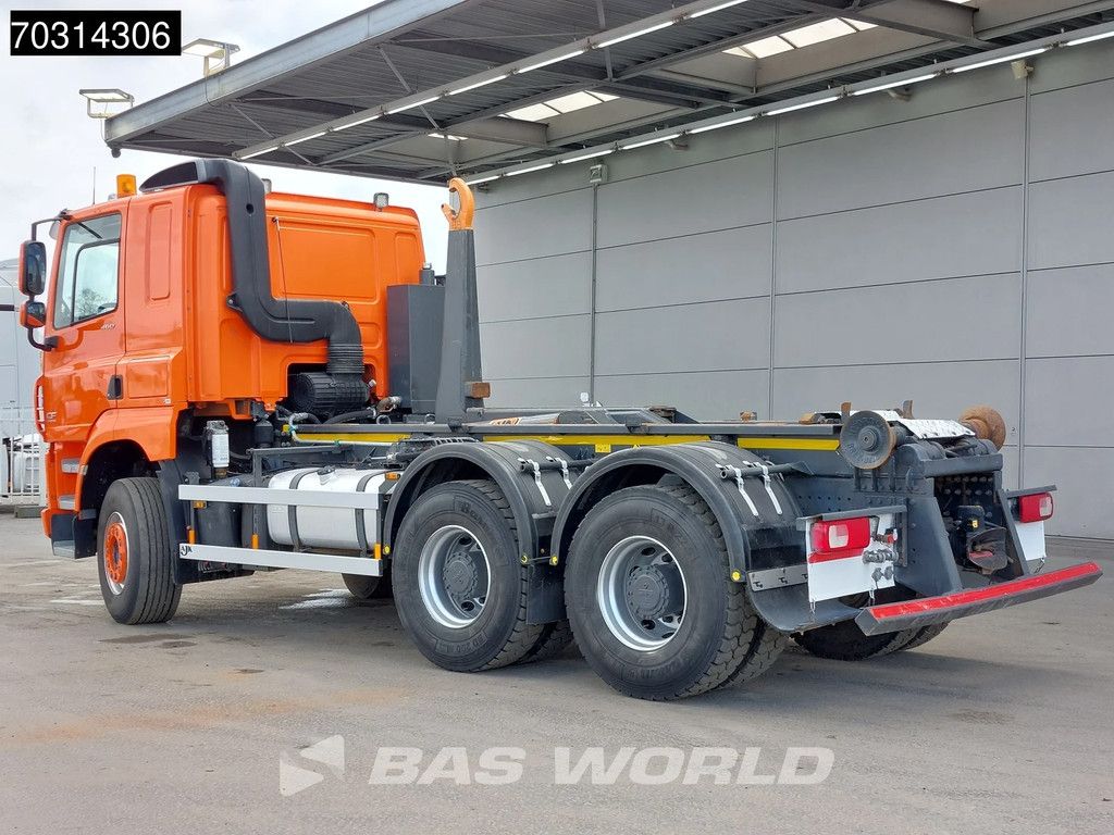 DAF CF 460 6X4 25Tons AJK containersystem Steelsuspension Big-Axle Automatic Euro 6