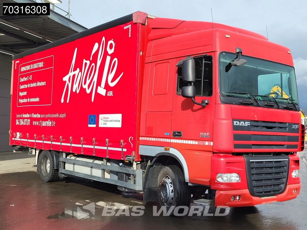 DAF XF105.460 4X2 20tons Curtainsides full air Automatic Euro 5