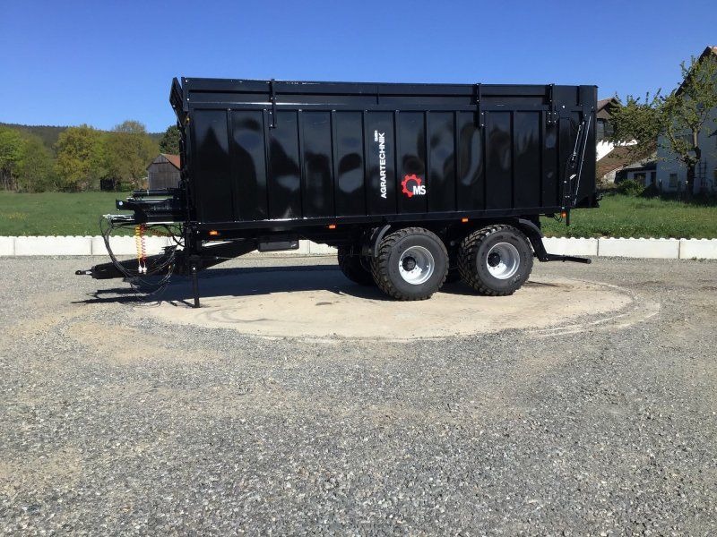 Kobzarenko TZP-35 24t 45m³ Deichselfederung Lenkachse