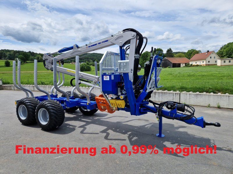 Scandic ST-8 10,5t 7,9m Kran 550kg Hubkraft Druckluft Untenanhängung