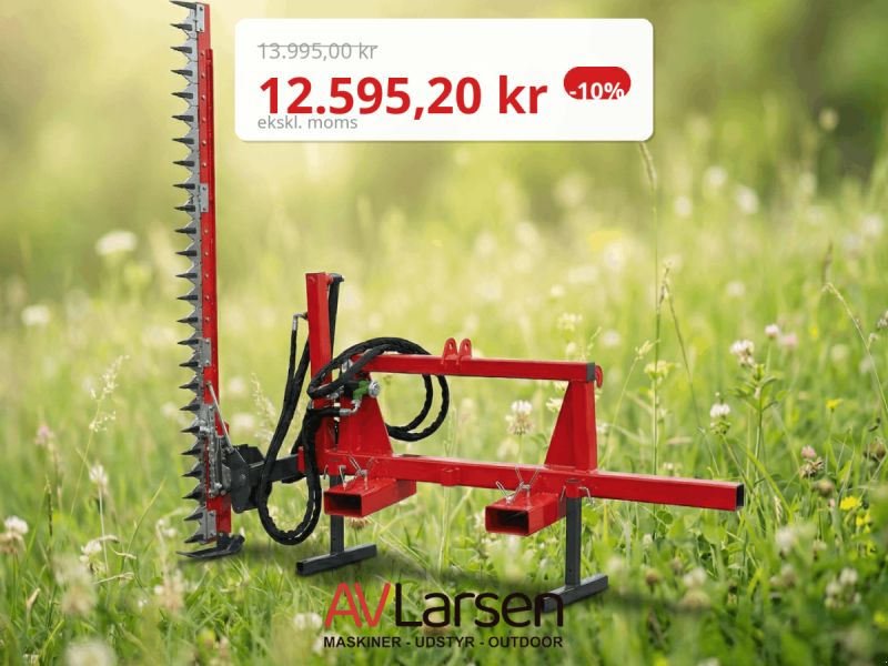 Hækkeklipper til frontlæsser 180cm Great Dane